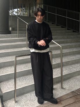 「アイテム（ブレスレット）」を使った、taiyo.さん（メンズ・172cm・20代）の秋コーディネート