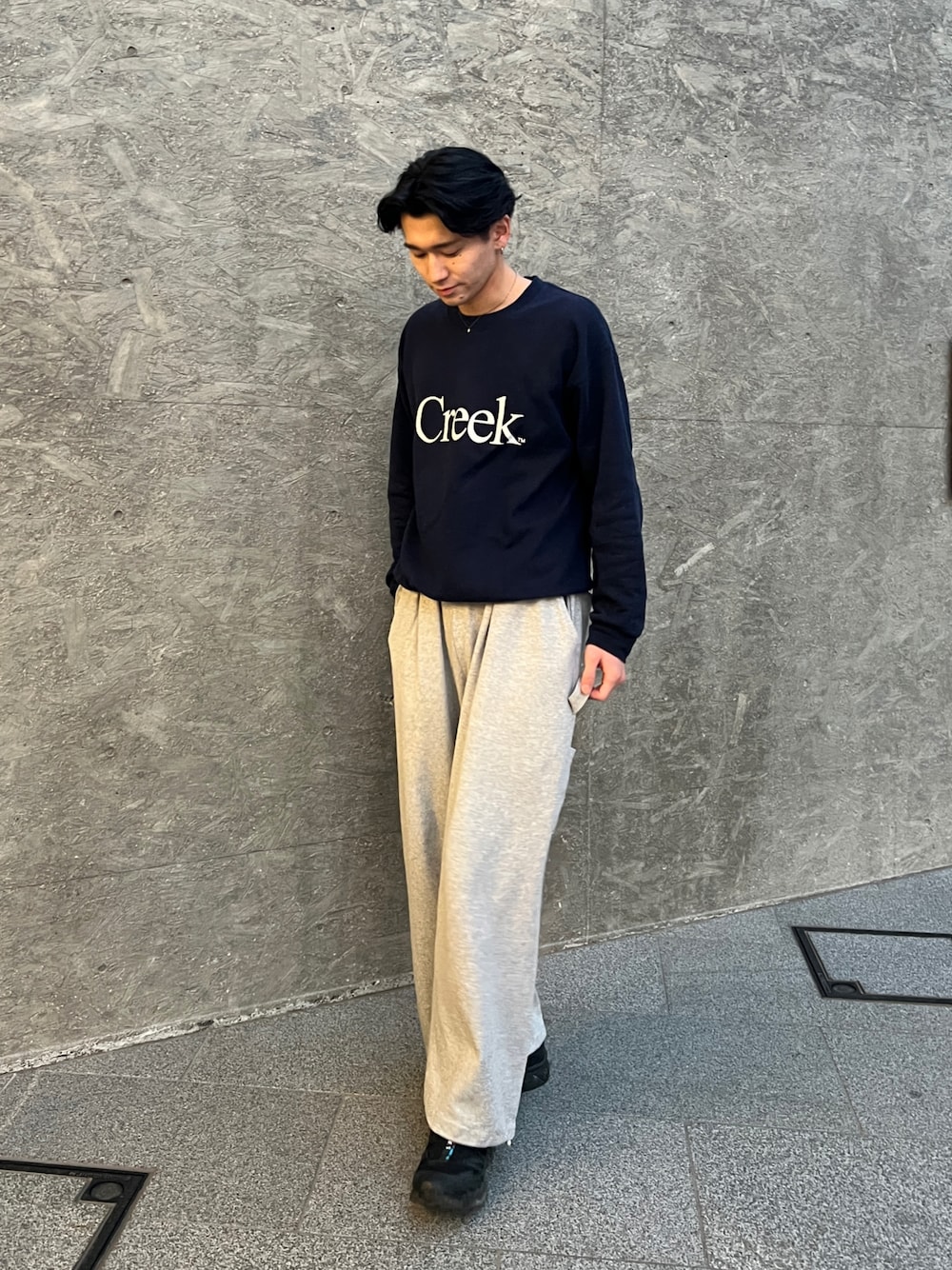 Creek Angler's Device Sweat Shirt Mサイズ　黒 CREEK ANGLER'S DEVICE（クリークアングラーズデバイス）中古