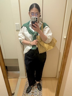 「select MOCA（セレクトモカ）のアイテム（トップス）」を使った、ayaco.mさん（レディース・150cm）の春コーディネート