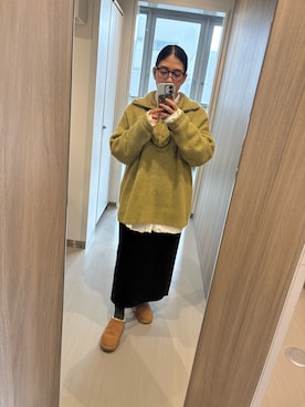 「アイテム（シャツ/ブラウス）」を使った、ayaco.mさん（レディース・150cm）の秋コーディネート