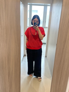 「MACPHEE（マカフィー）のアイテム」を使った、ayaco.mさん（レディース・150cm）の夏コーディネート