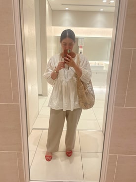 「SOULEIADO（ソレイアード）のアイテム」を使った、ayaco.mさん（レディース・150cm）の夏コーディネート
