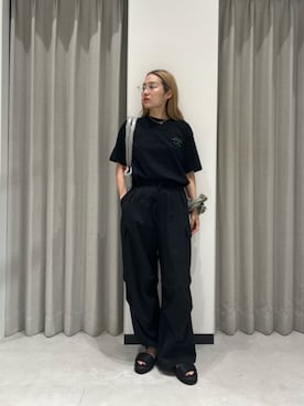 「CITEN（シテン）の＜CITEN＞CITEN パデッド トートバッグ（トートバッグ）」を使った、aono_ciさん（レディース・160cm）の夏コーディネート