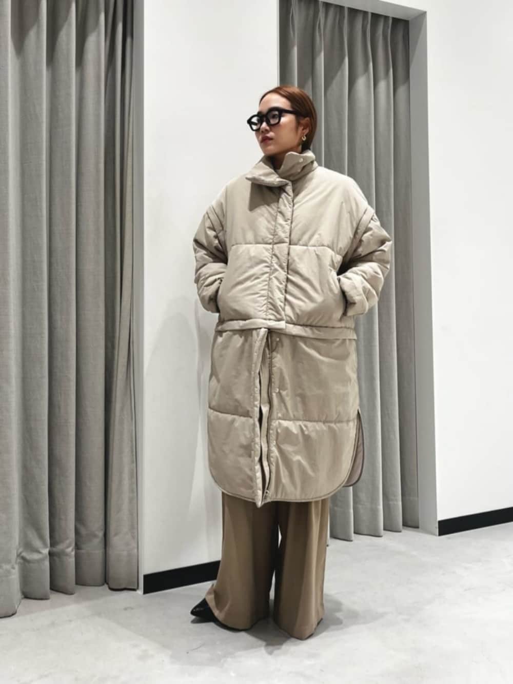 CITEN＞パデッド ロングマルチWAY コートを使った人気