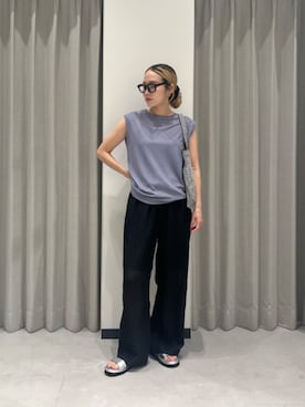 「アイテム（エコバッグ/サブバッグ）」を使った、aono_ciさん（レディース・160cm）の夏コーディネート