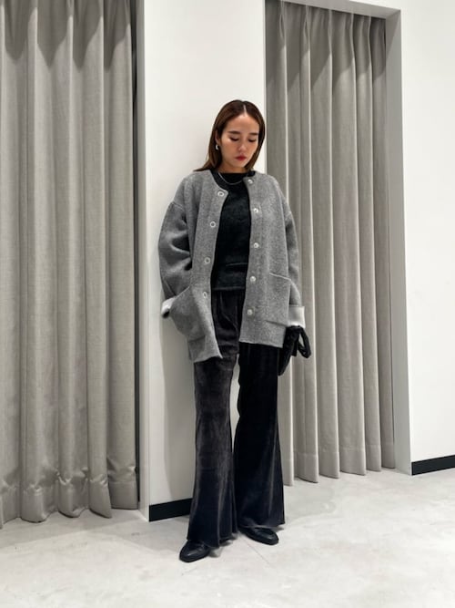 CITEN｜<CITEN>ノーカラーニットコート | Rakuten Fashion(楽天