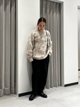 「CITEN（シテン）のアイテム（スラックス）」を使った、aono_ciさん（レディース・160cm）の秋コーディネート