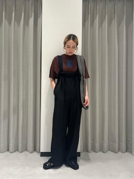 「アイテム（つなぎ/オールインワン）」を使った、aono_ciさん（レディース・160cm）の夏コーディネート