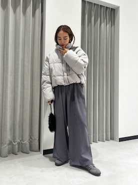 「ベーシック/トラッド」｜「アイテム（ブルゾン）」を使った、aono_ciさん（レディース・160cm）の冬コーディネート