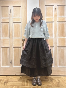 「TSUHARU by Samansa Mos2（ツハルバイサマンサモスモス）のアイテム」を使った、naa【155cm】さん（レディース・155cm）の夏コーディネート