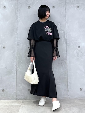「アイテム（その他シューズ）」を使った、0801mikiさん（レディース・161cm・20代）の春コーディネート