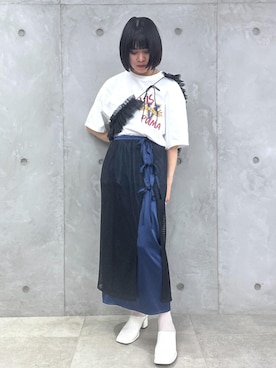 「アイテム（その他シューズ）」を使った、0801mikiさん（レディース・161cm・20代）の春コーディネート