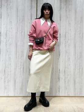 0801mikiさん（レディース・161cm）の冬コーディネート