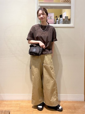 「studio CLIP（スタディオクリップ）のアイテム（シューズ）」を使った、miwa00scさん（レディース・165cm）の春コーディネート