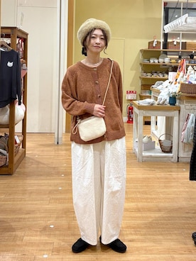 「studio CLIP（スタディオクリップ）のアイテム」を使った、miwa00scさん（レディース・165cm）の秋コーディネート