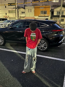 「XLARGE（エクストララージ）のアイテム（Tシャツ/カットソー）」を使った、はべさん（メンズ・171cm・10代）の秋コーディネート