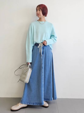 「Beau're（ヴュレ）のアイテム」を使った、AZさん（レディース・165cm）の冬コーディネート