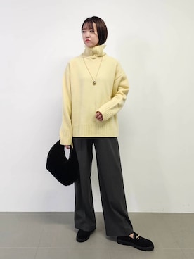 「アイテム（アクセサリー）」を使った、AZさん（レディース・165cm・30代）の秋コーディネート
