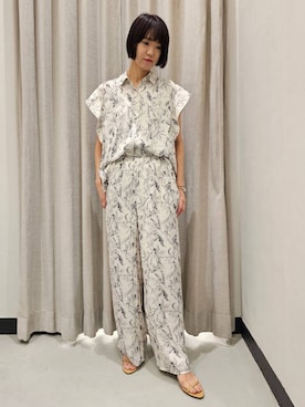 「アイテム（スリッポン）」を使った、AZさん（レディース・165cm・30代）の夏コーディネート