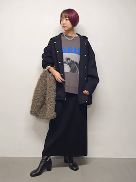 「アイテム（スウェット）」を使った、AZさん（レディース・165cm・30代）の秋コーディネート