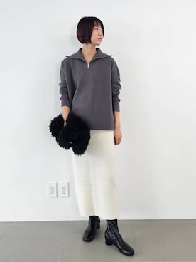 「LE VERNIS（ル・ベルニ）のアイテム」を使った、AZさん（レディース・165cm）の冬コーディネート