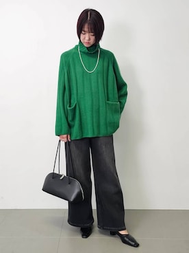 「アイテム（アクセサリー）」を使った、AZさん（レディース・165cm・30代）の秋コーディネート