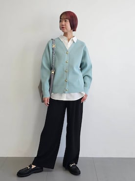 「BARNYARDSTORM（バンヤードストーム）のアイテム」を使った、AZさん（レディース・165cm）の冬コーディネート