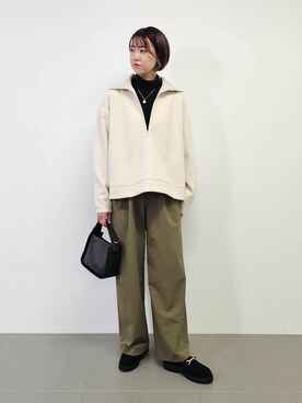 「アイテム（アクセサリー）」を使った、AZさん（レディース・165cm・30代）の冬コーディネート
