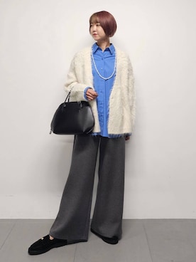 「アイテム（スウェットパンツ）」を使った、AZさん（レディース・165cm・30代）の秋コーディネート