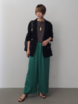 「アイテム（バックパック/リュック）」を使った、AZさん（レディース・165cm・30代）の夏コーディネート
