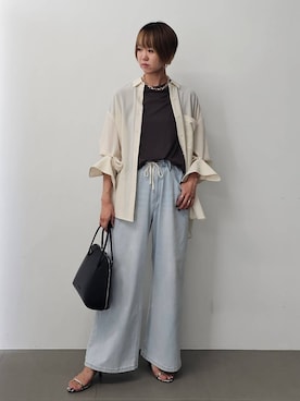 「アイテム（サンダル、その他）」を使った、AZさん（レディース・165cm）の夏コーディネート