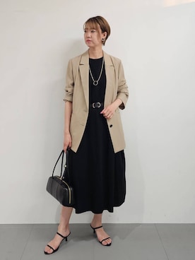 「アイテム（ジャケット/アウター）」を使った、AZさん（レディース・165cm・30代）の夏コーディネート