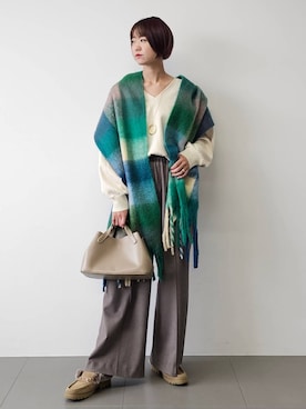 「BARNYARDSTORM（バンヤードストーム）のアイテム」を使った、AZさん（レディース・165cm）の秋コーディネート