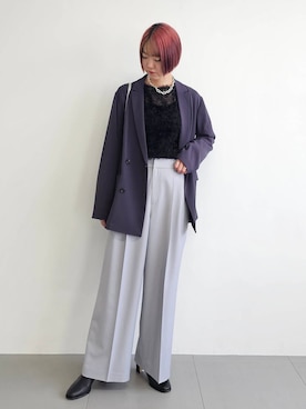 「Beau're（ヴュレ）のアイテム」を使った、AZさん（レディース・165cm）の冬コーディネート