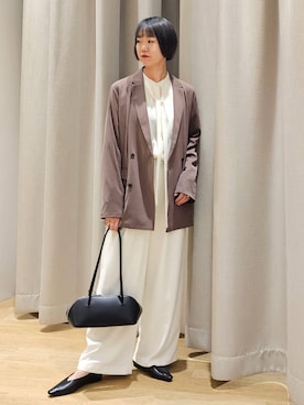 「Mazell（マゼル）のアイテム」を使った、AZさん（レディース・165cm）の冬コーディネート