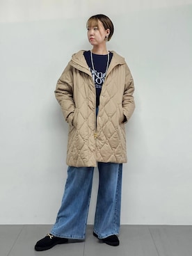 「アイテム（ブルゾン）」を使った、AZさん（レディース・165cm・30代）の秋コーディネート