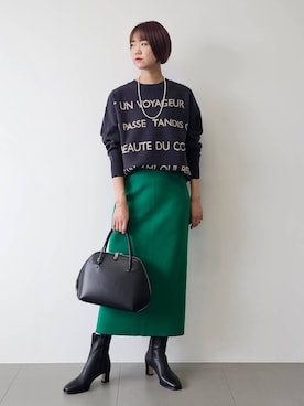 「BARNYARDSTORM（バンヤードストーム）のアイテム（ブーツ）」を使った、AZさん（レディース・165cm）の秋コーディネート