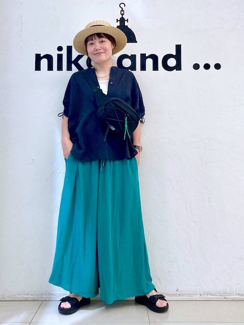 Lページになります。 セール】テロシボワイドパンツ（その他パンツ）｜niko and