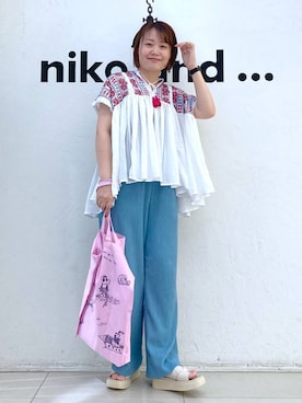 「アイテム（腕時計、ブラック系）」を使った、カワモトさん（レディース・162cm）の春コーディネート