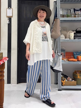 カワモトさん（レディース・162cm）の夏コーディネート