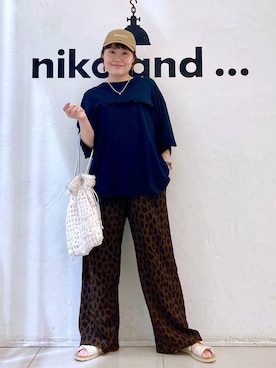 「アイテム（トートバッグ）」を使った、カワモトさん（レディース・162cm・30代）の夏コーディネート