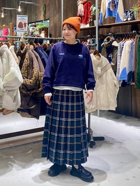 「アイテム（ドレスシューズ）」を使った、カワモトさん（レディース・162cm・30代）の冬コーディネート