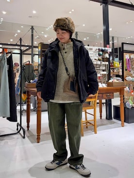 カワモトさん(レディース・162cm)の冬コーディネート