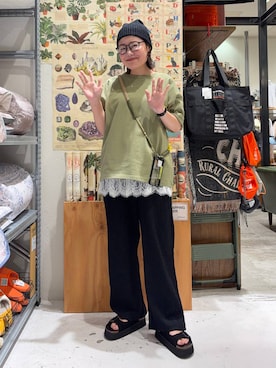 カワモトさん（レディース・162cm）の春コーディネート