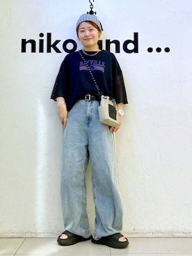 「アイテム（帽子）」を使った、カワモトさん（レディース・162cm・30代）の夏コーディネート