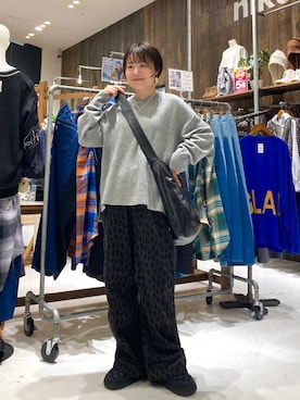 「アイテム（ショルダーバッグ）」を使った、カワモトさん（レディース・162cm・30代）の冬コーディネート