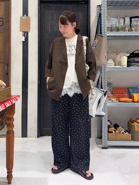 カワモトさん（レディース・162cm）の夏コーディネート