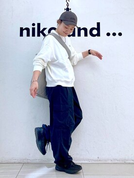 「アイテム（帽子）」を使った、カワモトさん（レディース・162cm・30代）の秋コーディネート