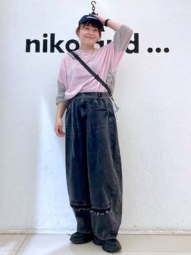 「ママコーデ」｜カワモトさん（レディース・162cm）の夏コーディネート