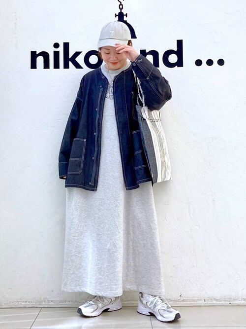 niko and… ワンピース スポーツMIXスウェットワンピース